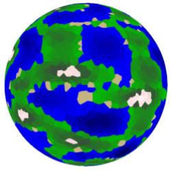 University project made by four students (including myself). The idea was to develop an interactive program that uses Voronoï diagrams to procedurally generate planets. It was developed in C++ using OpenGL. 